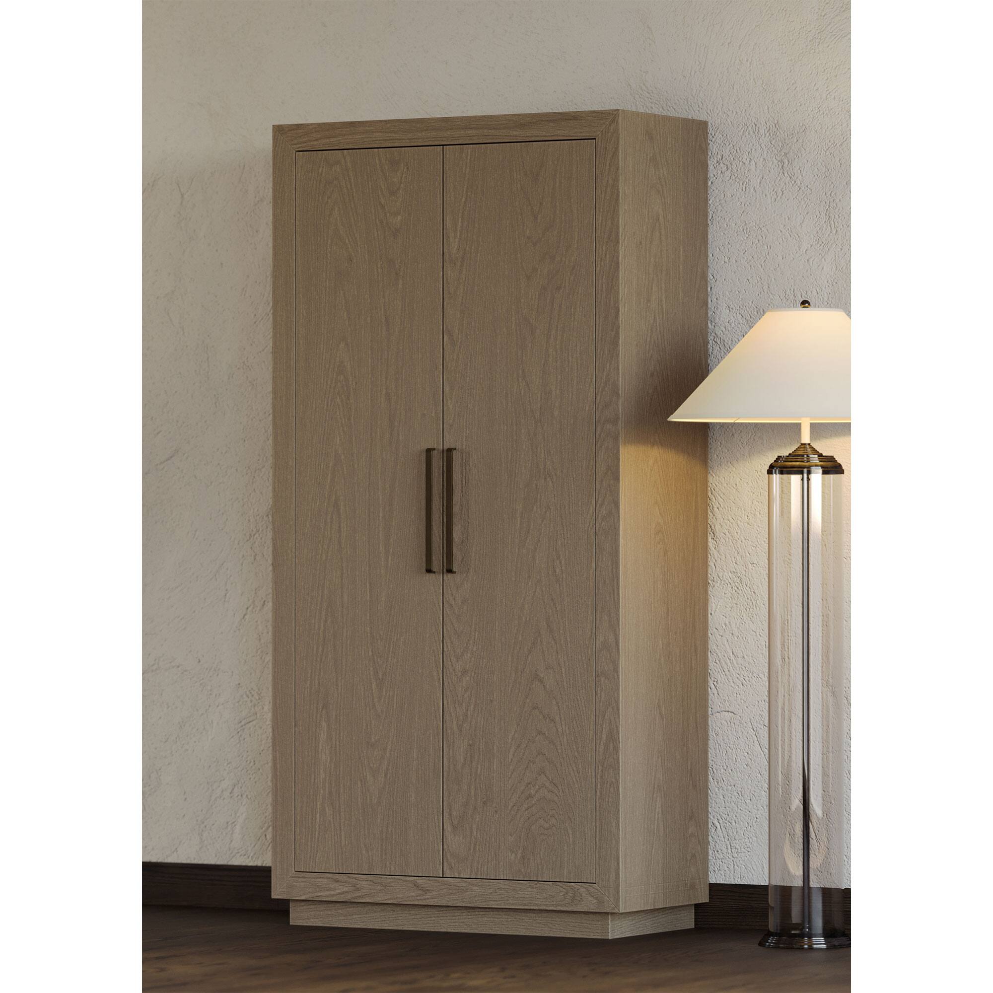 Alt View 1. Maven Lane - Maven Lane Uma Contemporary Wooden Cabinet in Refined Grey Finish - Refine Grey.