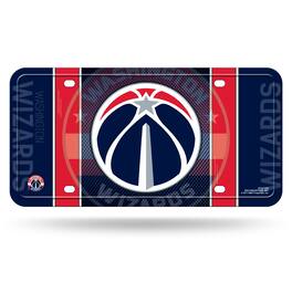 Rico Industries - Washington Wizards NBA 12x6 Metal License Plate Auto Tag - Multi