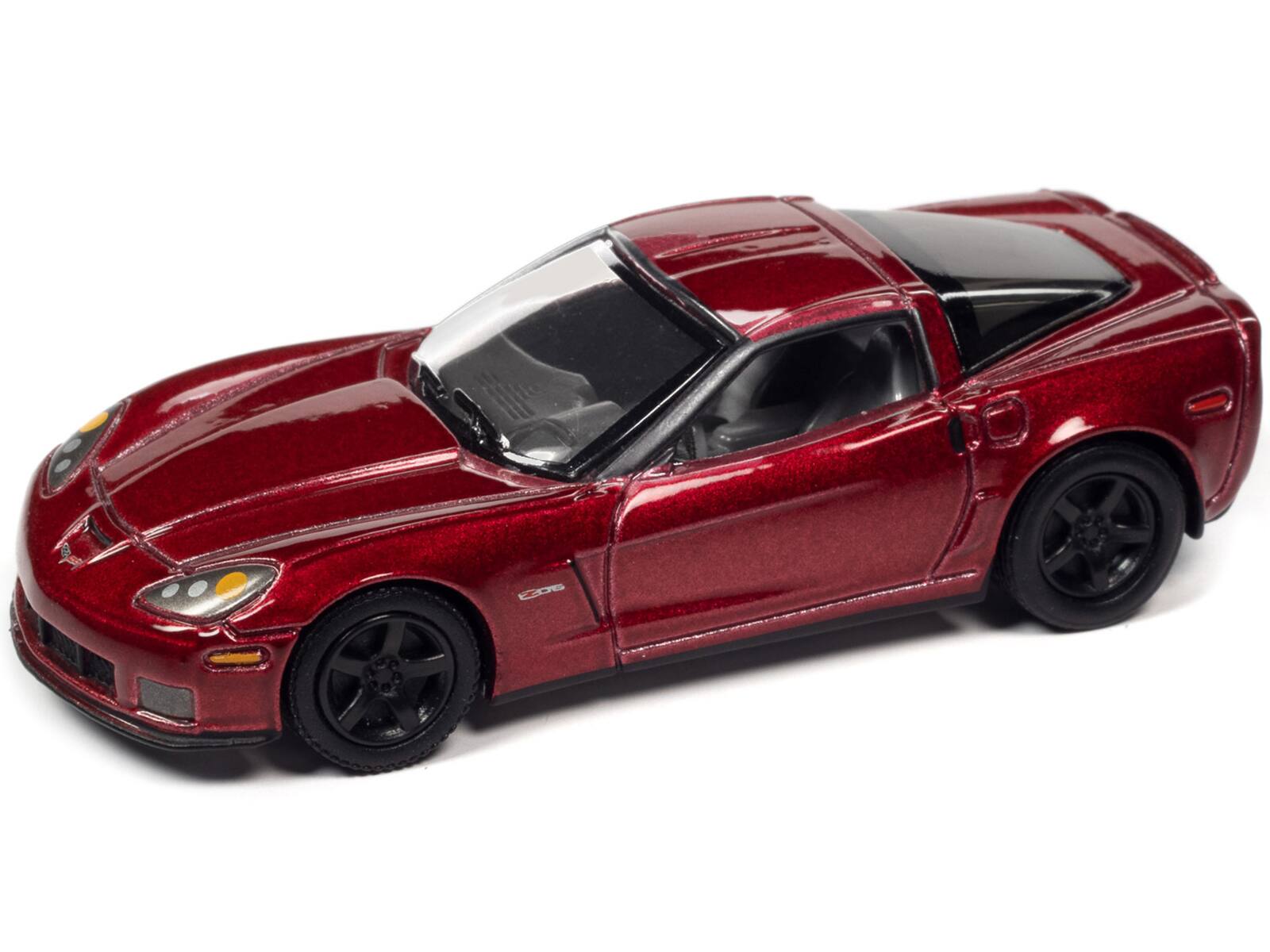 Alt View 1. Johnny Lightning - 2012 Chevrolet Corvette Z06 Crystal Red Met. "Classic Gold Collection" Ltd Ed 1/64 Diecast Model Car by Johnny Lightning.