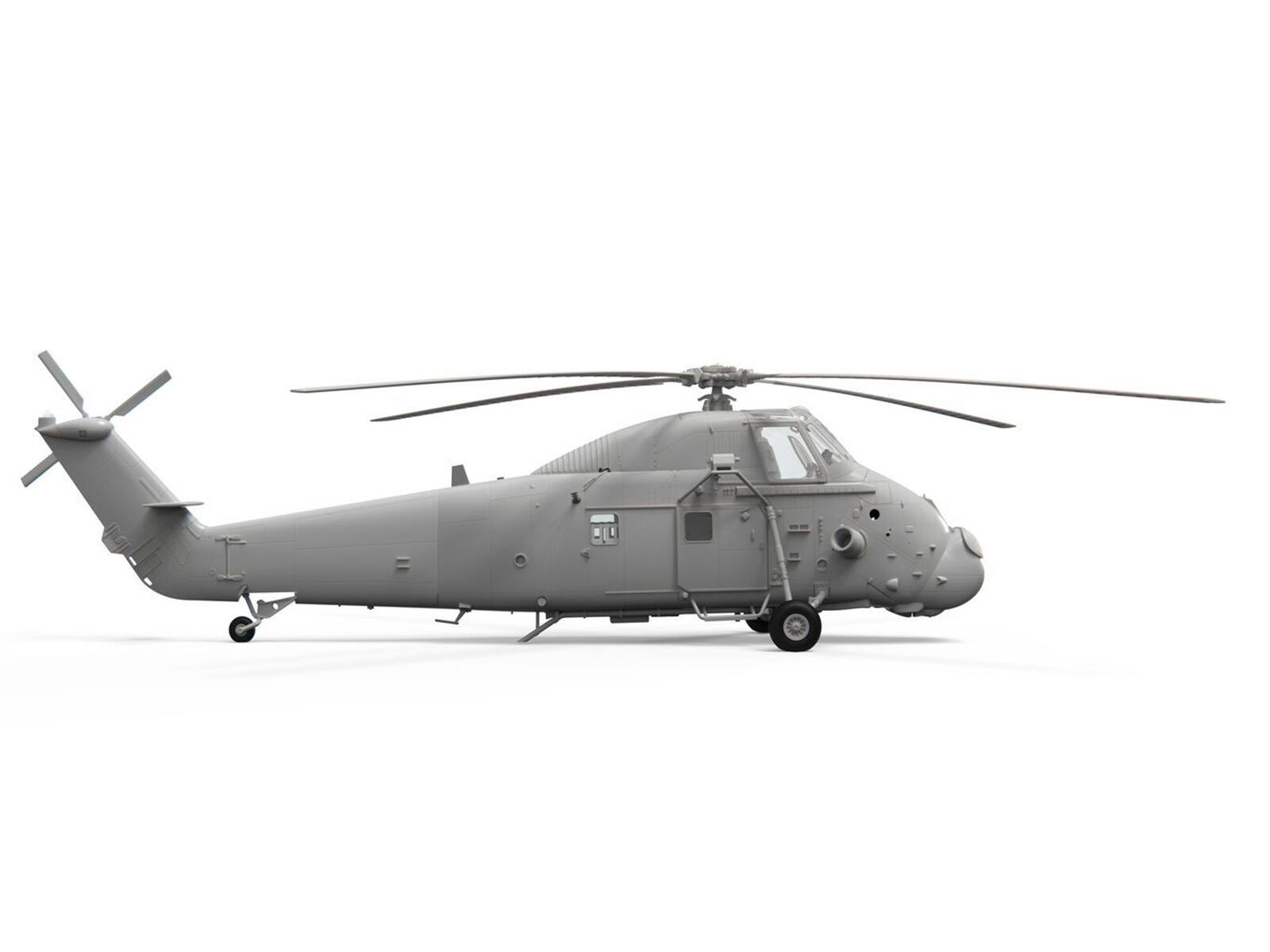 Left. Airfix - Level 2 Model Kit Westland Wessex HC.2 Helicopter with 3 Scheme Options 1/72 Plastic Model Kit by Airfix - Multicolor.