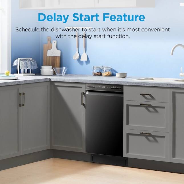 Delay Start Feature

Schedule the dishwasher to start when it's most convenient with the delay start function.