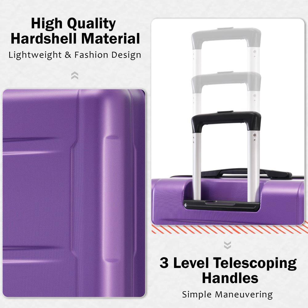 High Quality Hardshell Material  
Lightweight & Fashion Design  

3 Level Telescoping Handles  
Simple Maneuvering