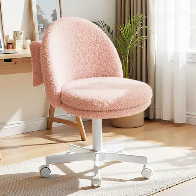 CloudRest Pro Small Ergonomic Tall Office Chair Velvet Computer Desk ...