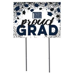 Jardine - Central Ohio Technical College 18'' x 24'' Grad Yard Sign - White