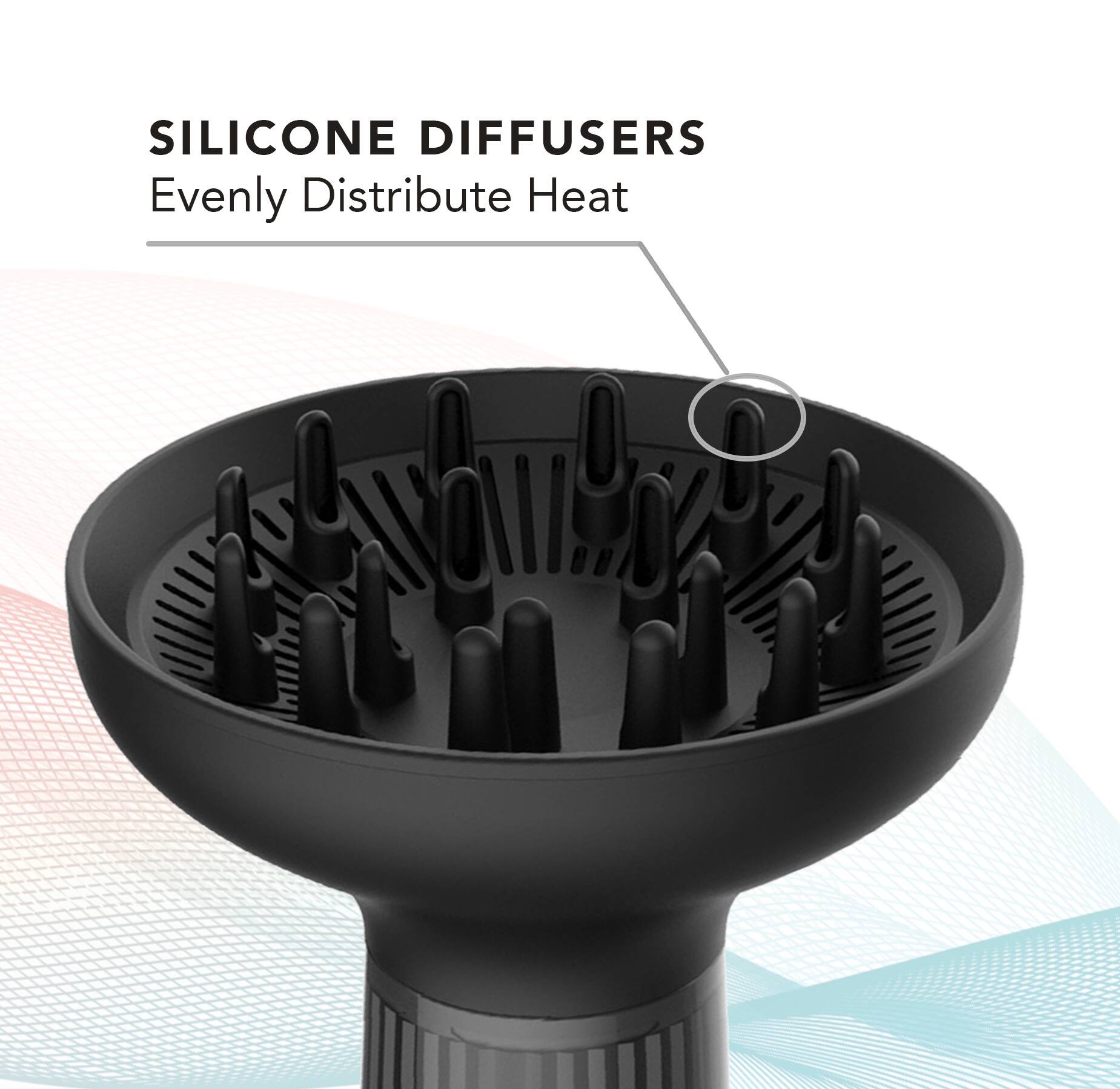 SILICONE DIFFUSERS  
Evenly Distribute Heat