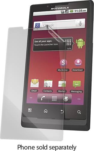 Angle Standard. ZAGG - InvisibleSHIELD for Motorola Triumph Mobile Phones - Clear.