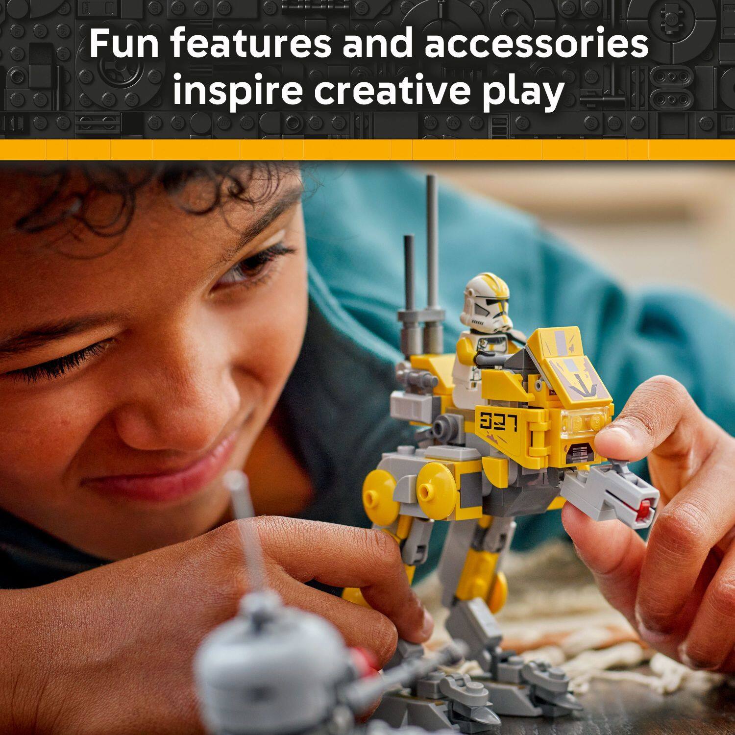 Fun features and accessories inspire creative play - E