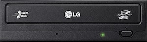 LG - Super-Multi 24x Internal DVD±RW/CD-RW Drive - Black - Front_Standard