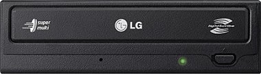 LG - Super-Multi 24x Internal DVD±RW/CD-RW Drive - Black - Front_Zoom