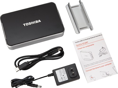 Best Buy: Toshiba 1 TB External Hard Drive, Silver PH3100U-1E3S