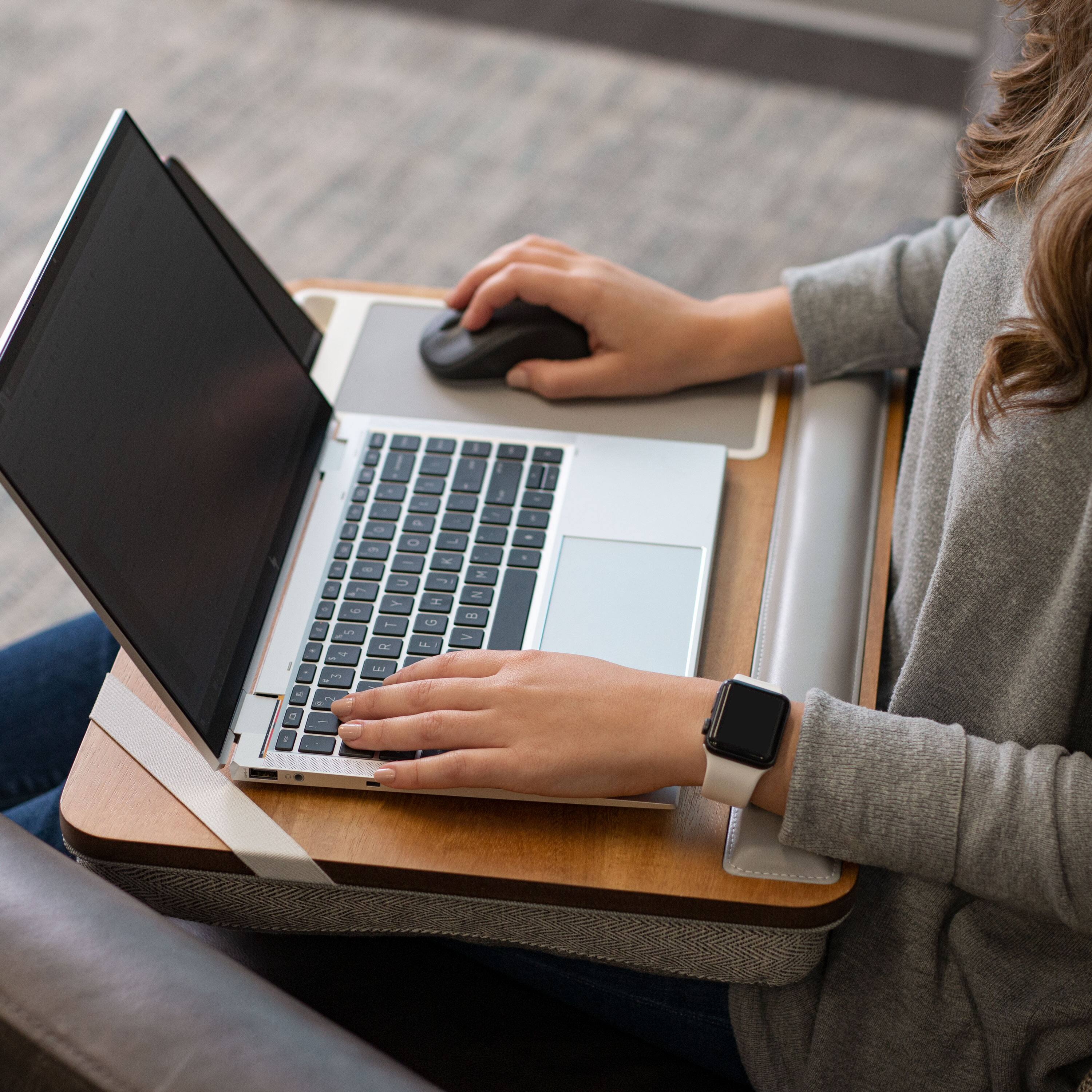 Alt View 2. Rossie Home - ROSSIE HOME Premium Lap Desk - Natural Acacia.
