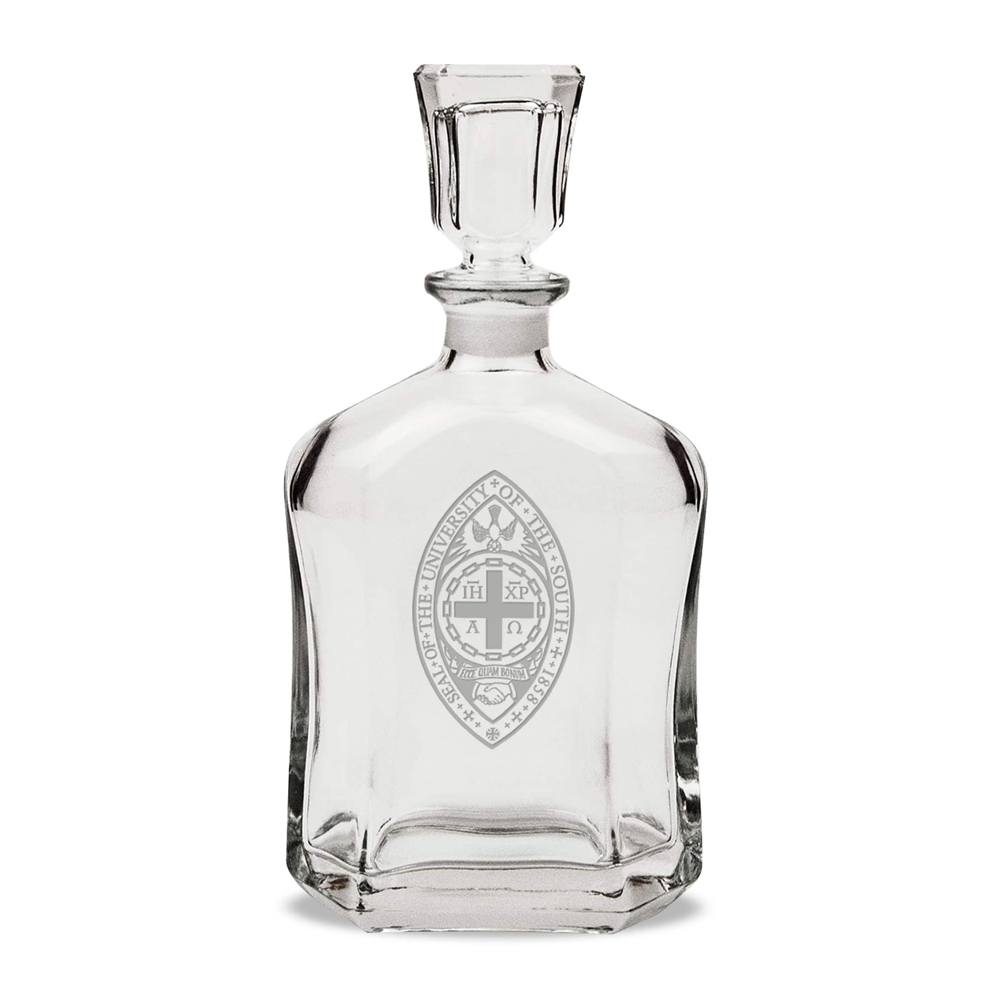 Jardine - University of the South Tigers 23.75oz. Crystal Whisky Decanter - Multicolor