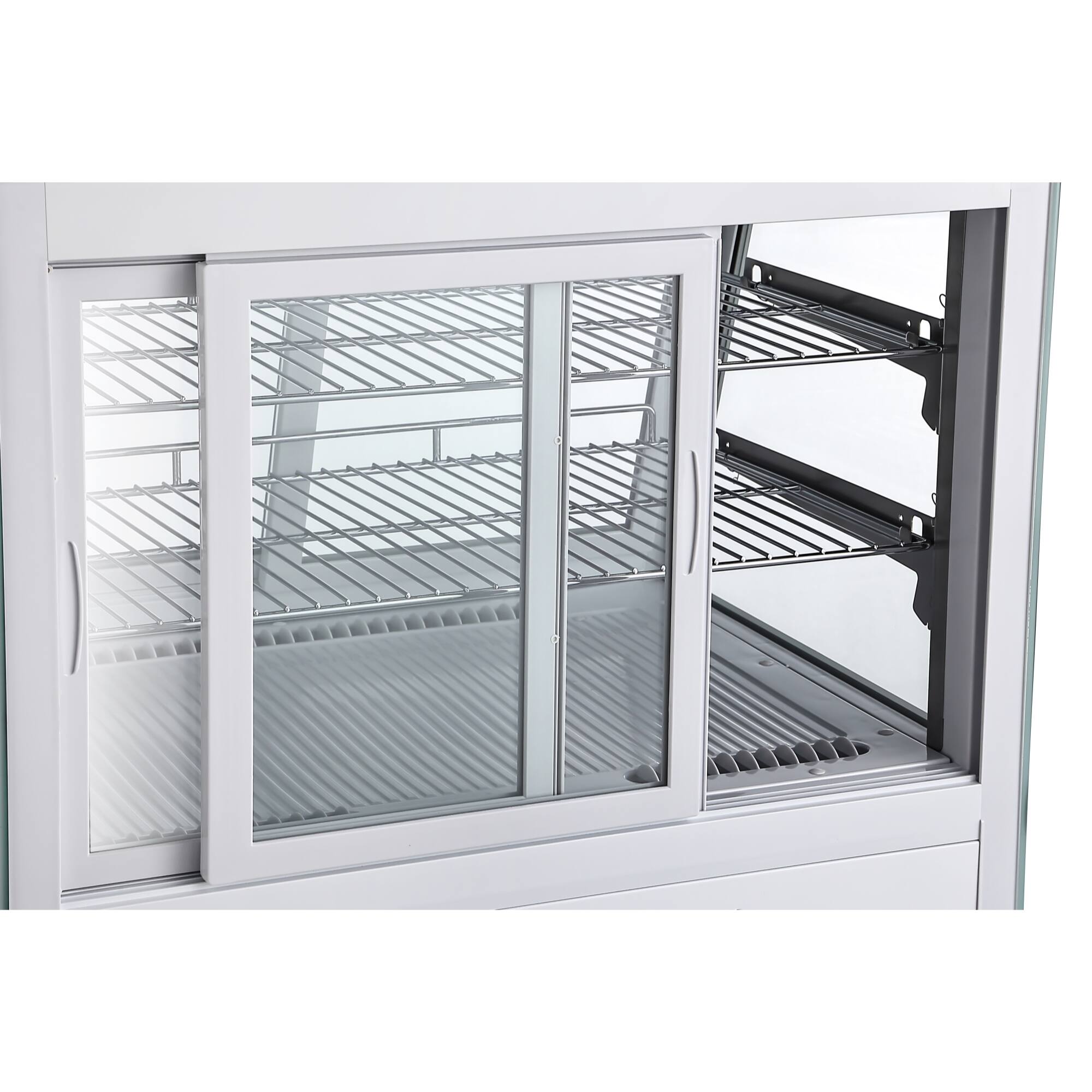 Alt View 4. Koolmore - 28 in. Self-Service Countertop Display Refrigerator in White (CDC-125-WH) - White.