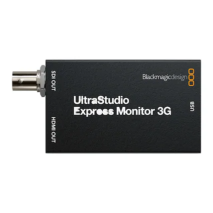 SDI OUT HDMI OUT
Blackmagicdesign UltraStudio Express Monitor 3G USB
