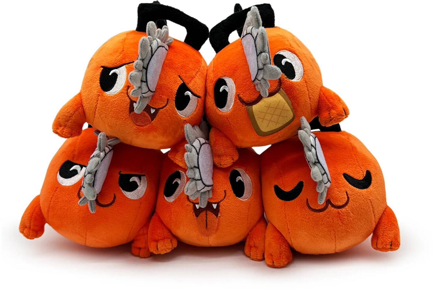 Alt View 3. Youtooz - Youtooz - Chainsaw Man - Pochita Grr 6" Stickie Plush   - Collectibles - Multicolor.