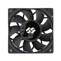 Front. Bluegears - b-BlasterPWM 120mm 2Ball PWM High Speed Fan ranging 1000 to 5000 RPM with 203 CFM. UL, CE, FCC, RoHS, Reach Certified Hi - Black.