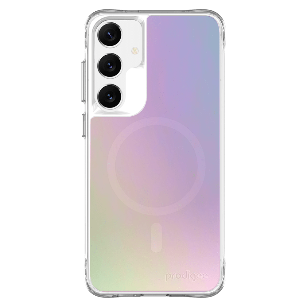 Front. Prodigee - Glow Case for Samsung Galaxy S24 Plus - Multicolor.