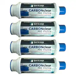 Hurricane - Carbon Clear 10,000 Gallon Pre Filter for Hot Tub, Pool, and Pet Bath (4 Pack)