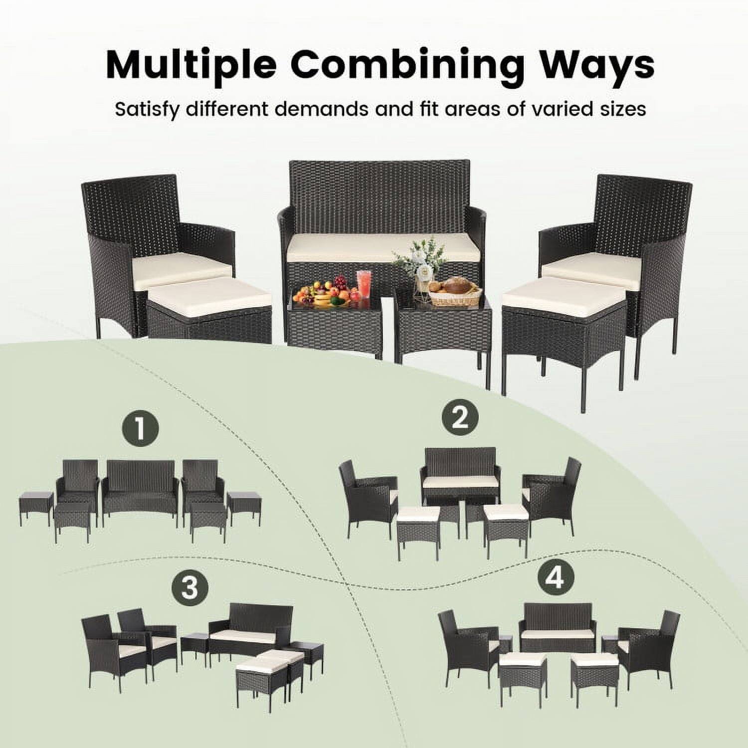 Multiple Combining Ways  
Satisfy different demands and fit areas of varied sizes  

1  
2  
3  
4