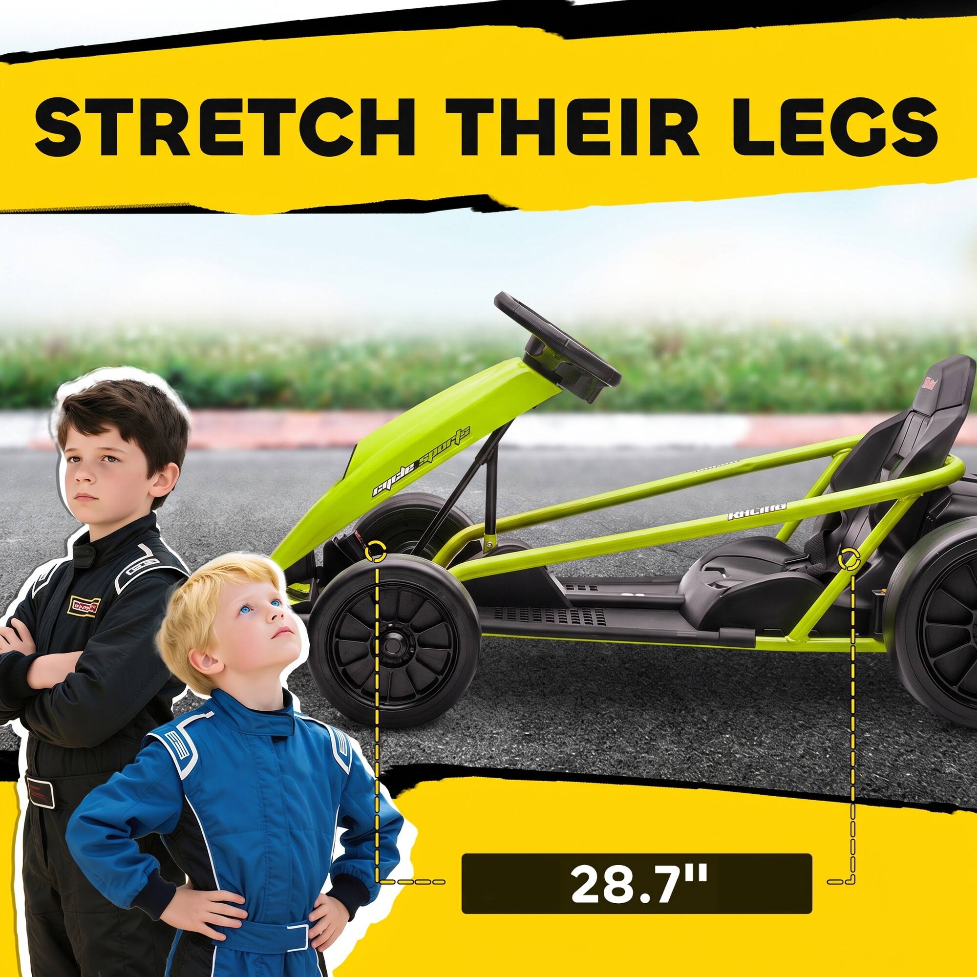 STRETCH THEIR LEGS

WWW.WEA.KHEINO

28.7"