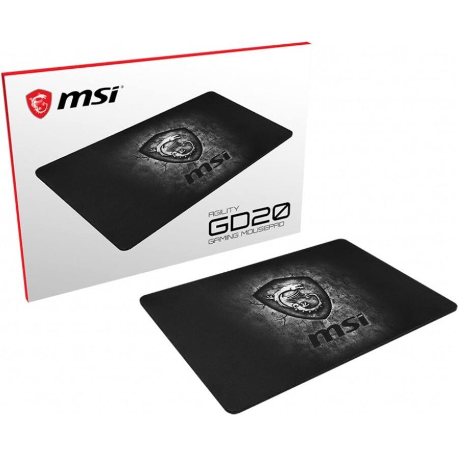Alt View 17. MSI - AGILITY Gaming Mouse Pad - Black.