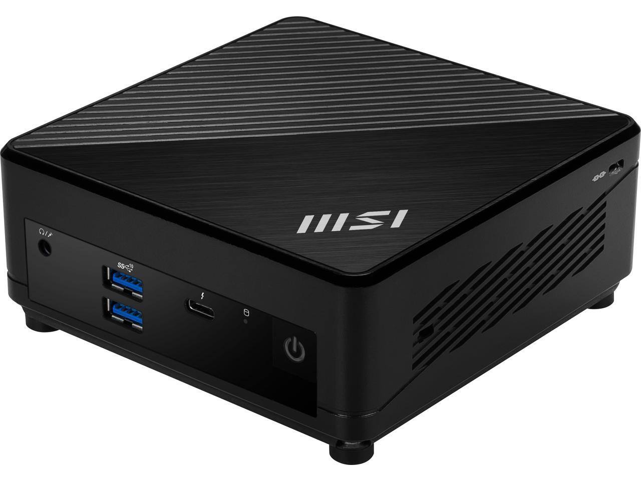 Alt View 2. MSI - MSI Cubi 5 12M, i7-1255U, WiFi 6, BT 5.2, Dual LAN, ThunderBOLT, Black, Non-OS.