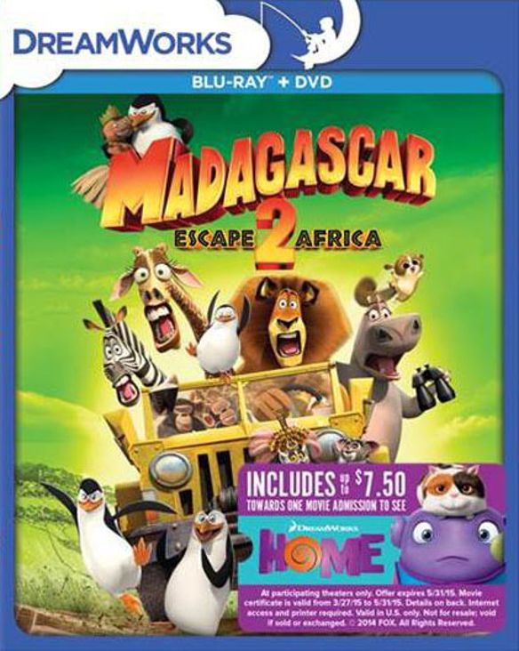  Madagascar: Escape 2 Africa [Blu-ray] [Only @ Best Buy] [Movie Money] [2008]