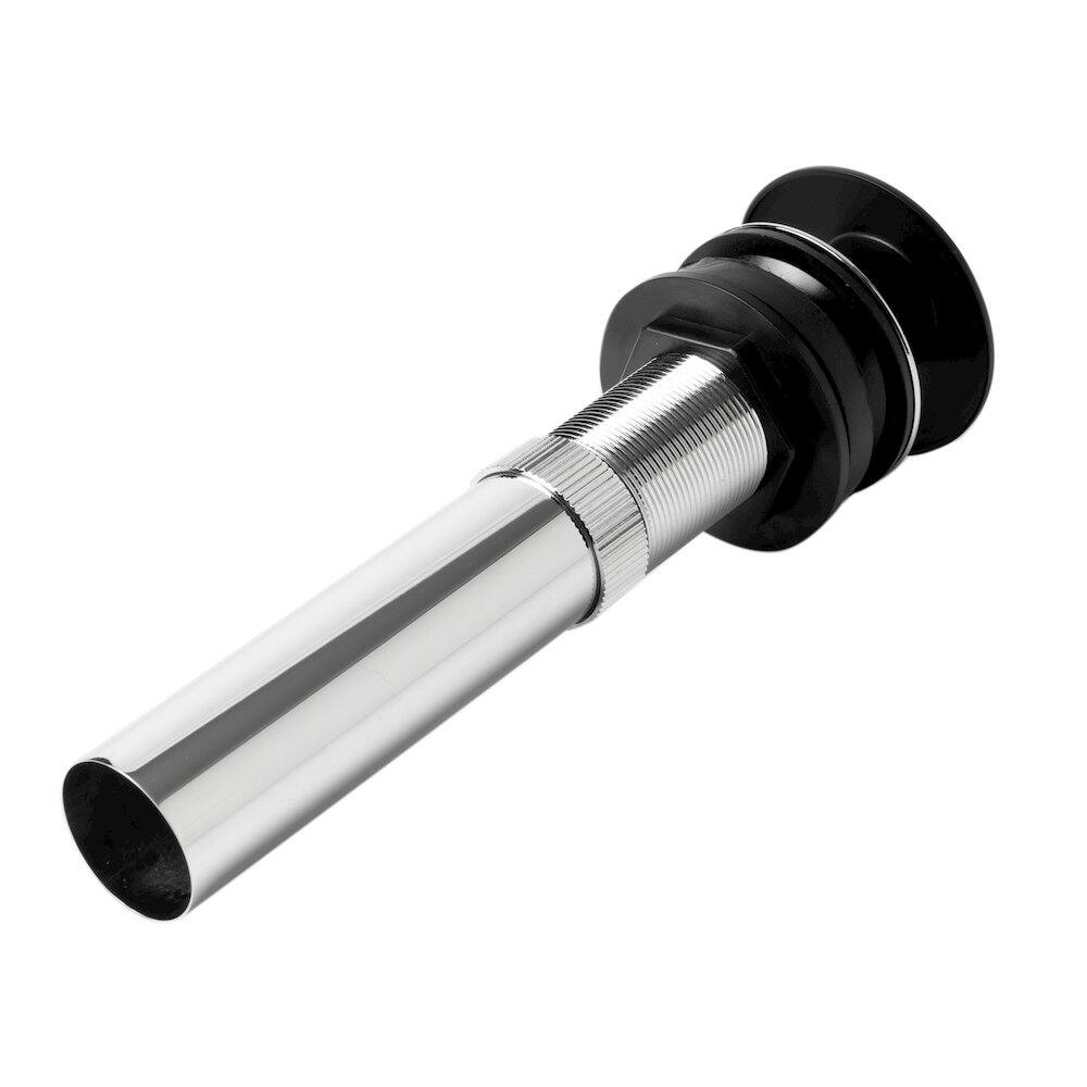 Angle. Alfi - Black Matte Pop Up Drain without Overflow - Black.