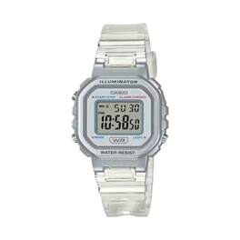 Casio - Women's Transparent White Digital Watch - LA-20WHS-7ACF - Clear
