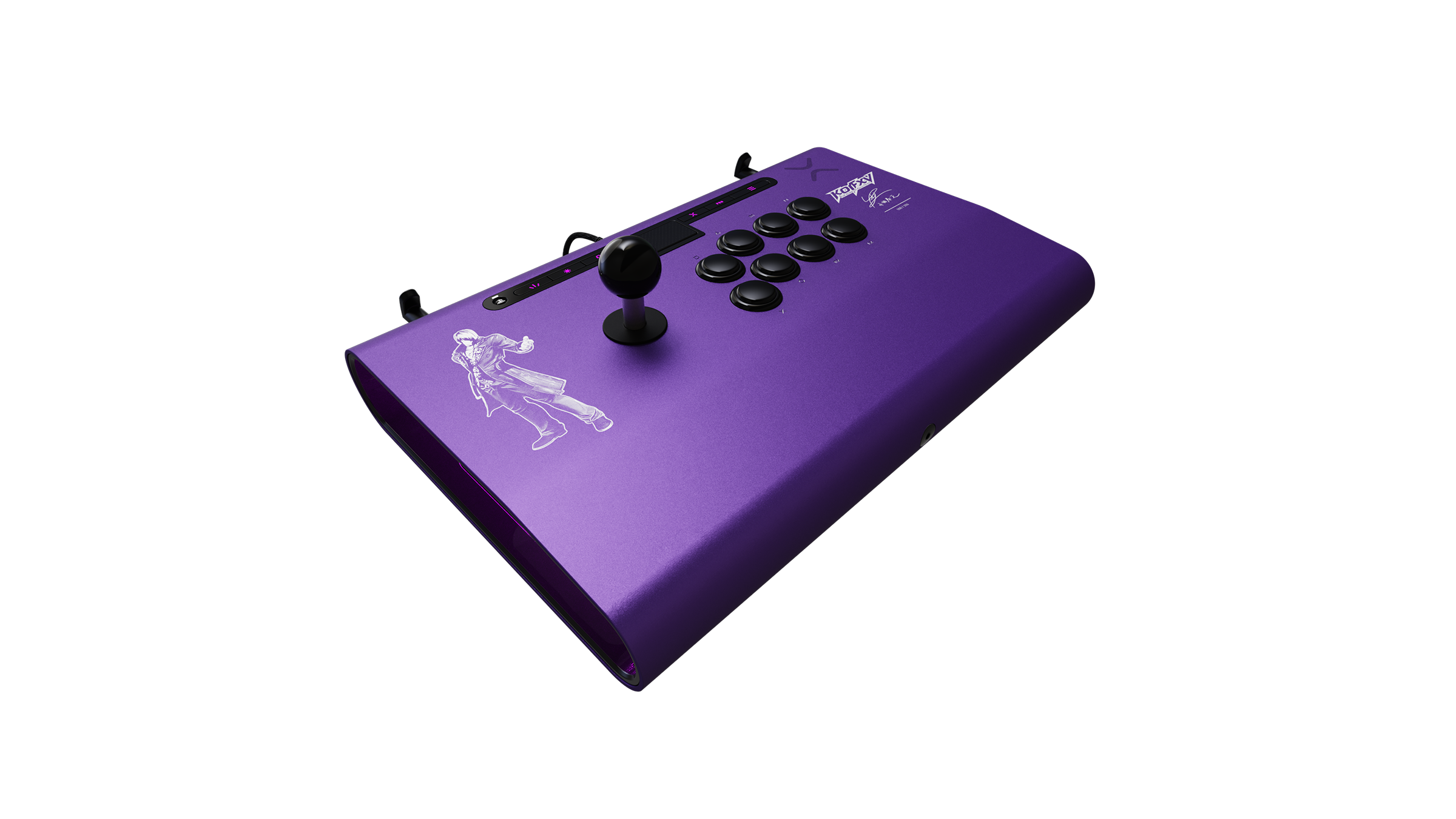 Left. Performance Designed Prod - The King of Fighters Victrix™ Pro FS Arcade Fight Stick - Purple.