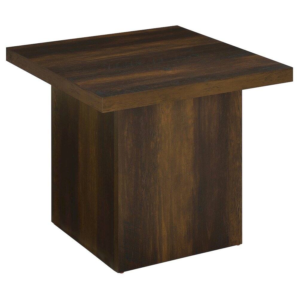 Left. Coaster Co. of America - Devar 3-piece Square Coffee and End Table Set Dark Pine - Dark Pine.