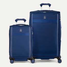 Travelpro - Versapack + Softside Carry-On & Large Spinner Luggage Set - Estate Blue