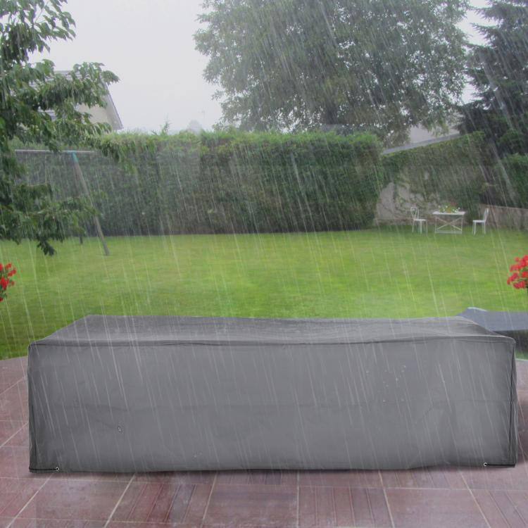 Alt View 7. PULUZ - 97 inch x 65 inch x 26 inch Weatherproof Outdoor Sectional Patio Furniture Cover with Ultimate Weather Protection - Grey.