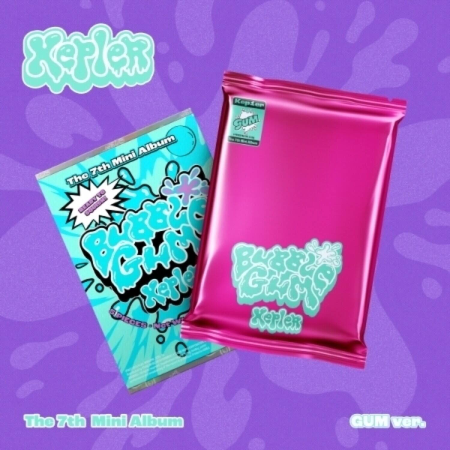 Kep1er - Bubble Gum - Random Cover w/Metallic Pouch incl. Photobook w/Sleeve, 2 Photocards, Folded - COMPACT DISCS [CD]