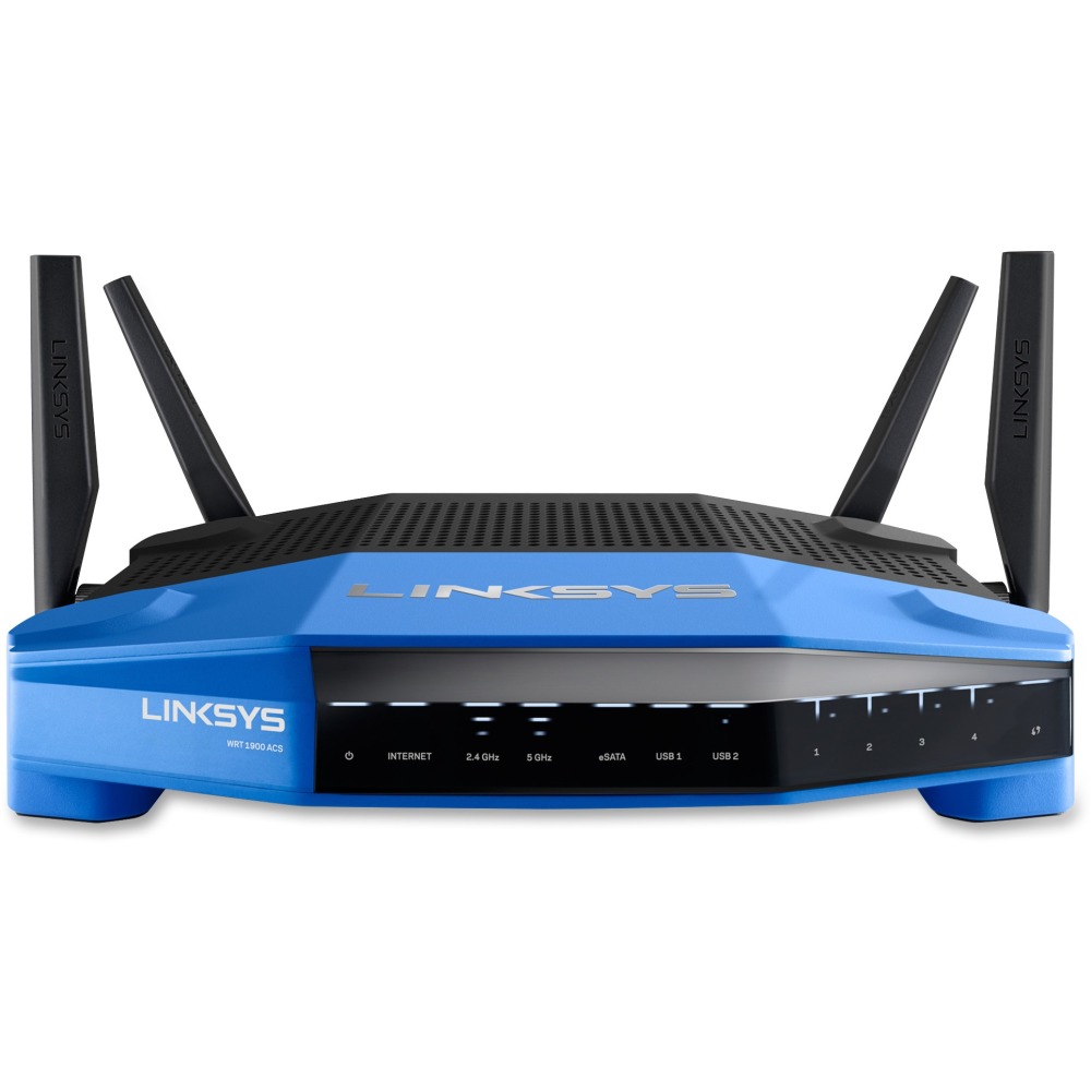 Linksys AC1900 Dual-Band Wi-Fi Router Black  - Best Buy
