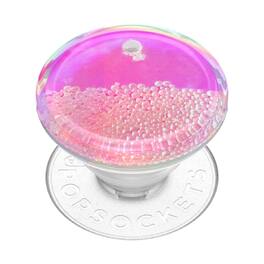 PopSockets - PopSockets: PopGrip Expanding Stand and Grip with a Swappable Top for Phones & Tablets - (Tidepool Bubbles - Pink