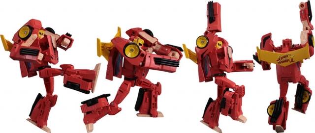 Alt View 4. Transformers - Autobot Hot Rod Ken and Arcee Chun-Li | Transformers Street Fighter 2 | Transformers Collaborative.