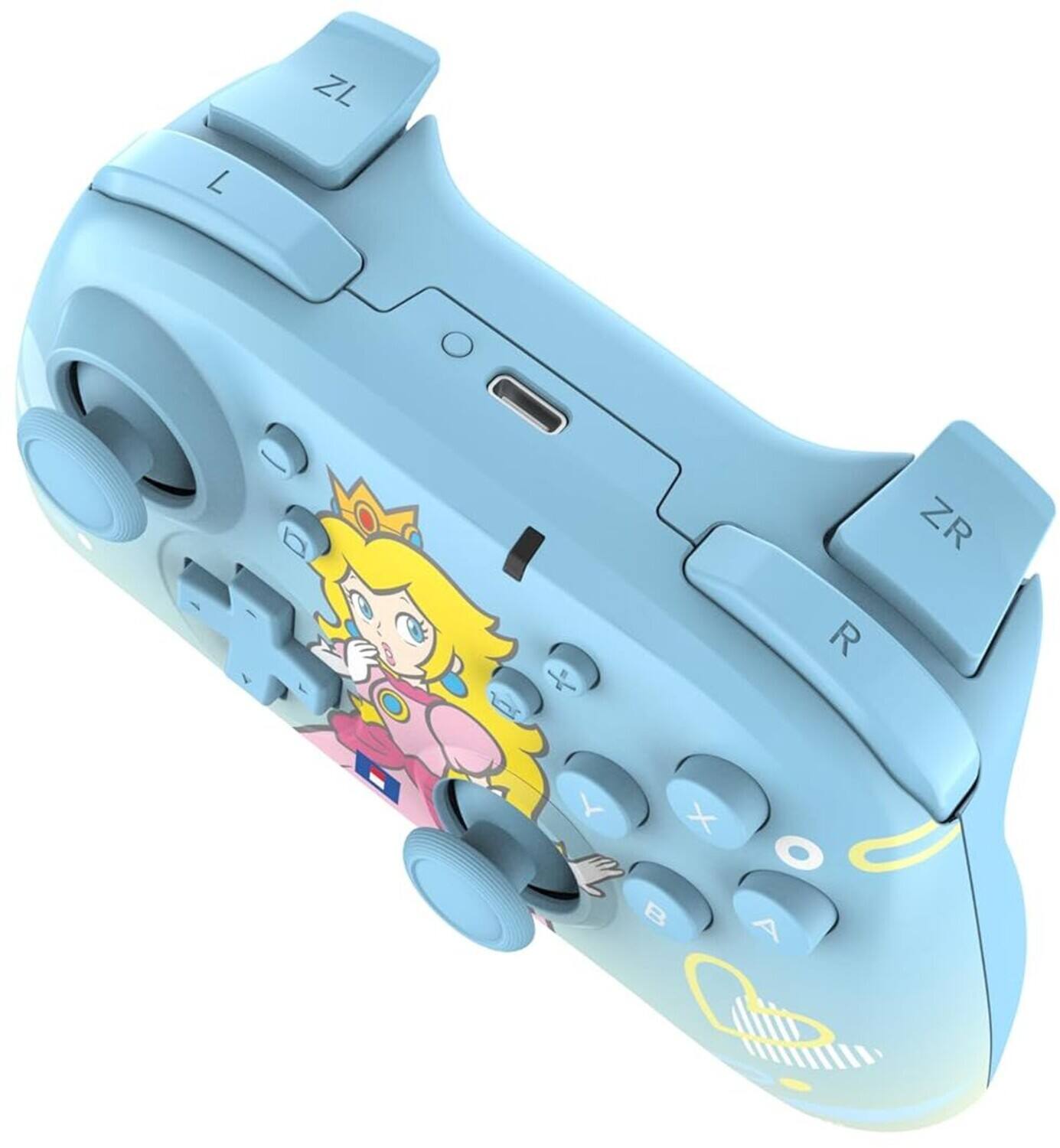 Alt View 1. Hori - Wireless Controller - HORI-Pad - City Pop Peach:  Officially Licensed by Nintendo - Multicolor.