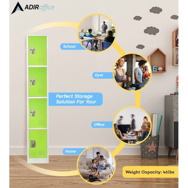 ADIRoffice School Gym Office Home a Perfect Storage Solution For Your Weight Capacity: 46lbs