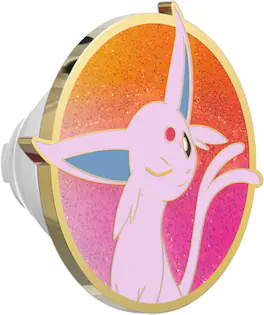 PopTop Swappable Grip for Cell Phones, TOP ONLY, Compatible with Any PopSockets PopGrip Base - Espeon Morning Sun