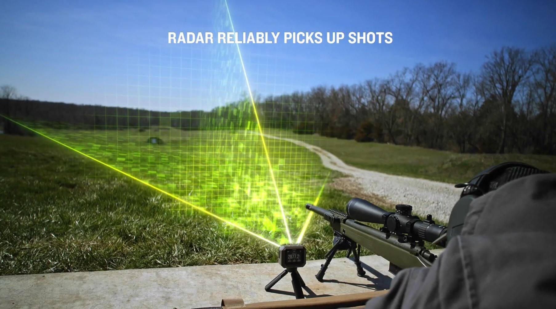 RADAR RELIABLY PICKS UP SHOTS