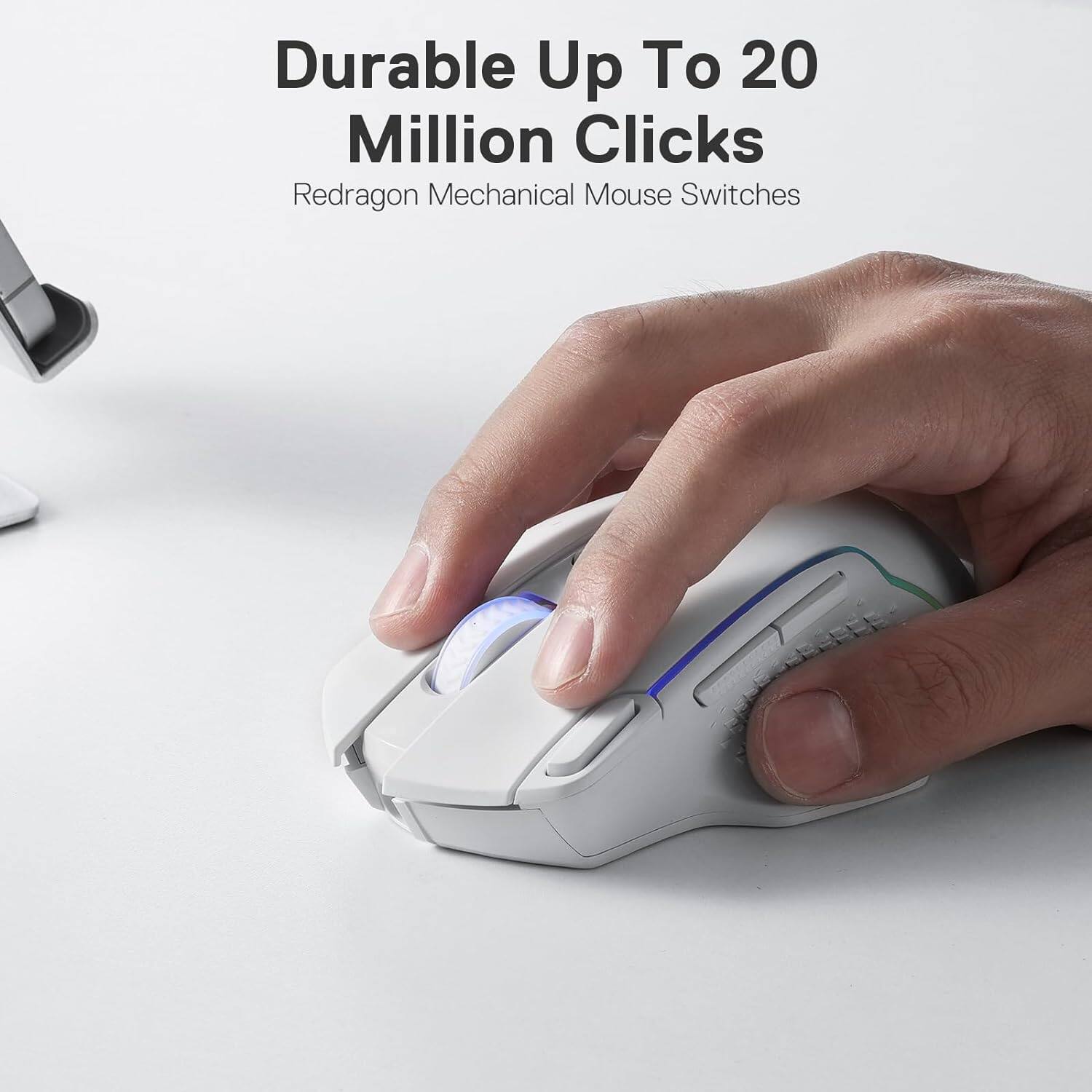 Durable Up To 20 Million Clicks  
Redragon Mechanical Mouse Switches