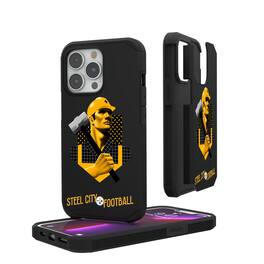 Keyscaper - NFL - Pittsburgh Steelers iPhone Rugged Case - 15 - Black