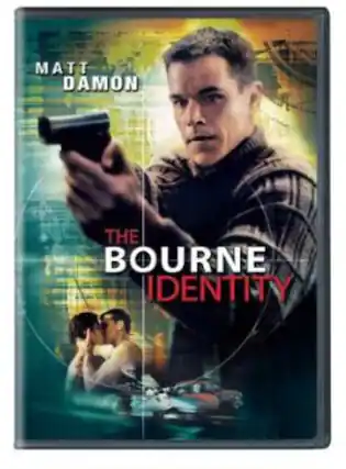 Front. The Bourne Identity - DVD.