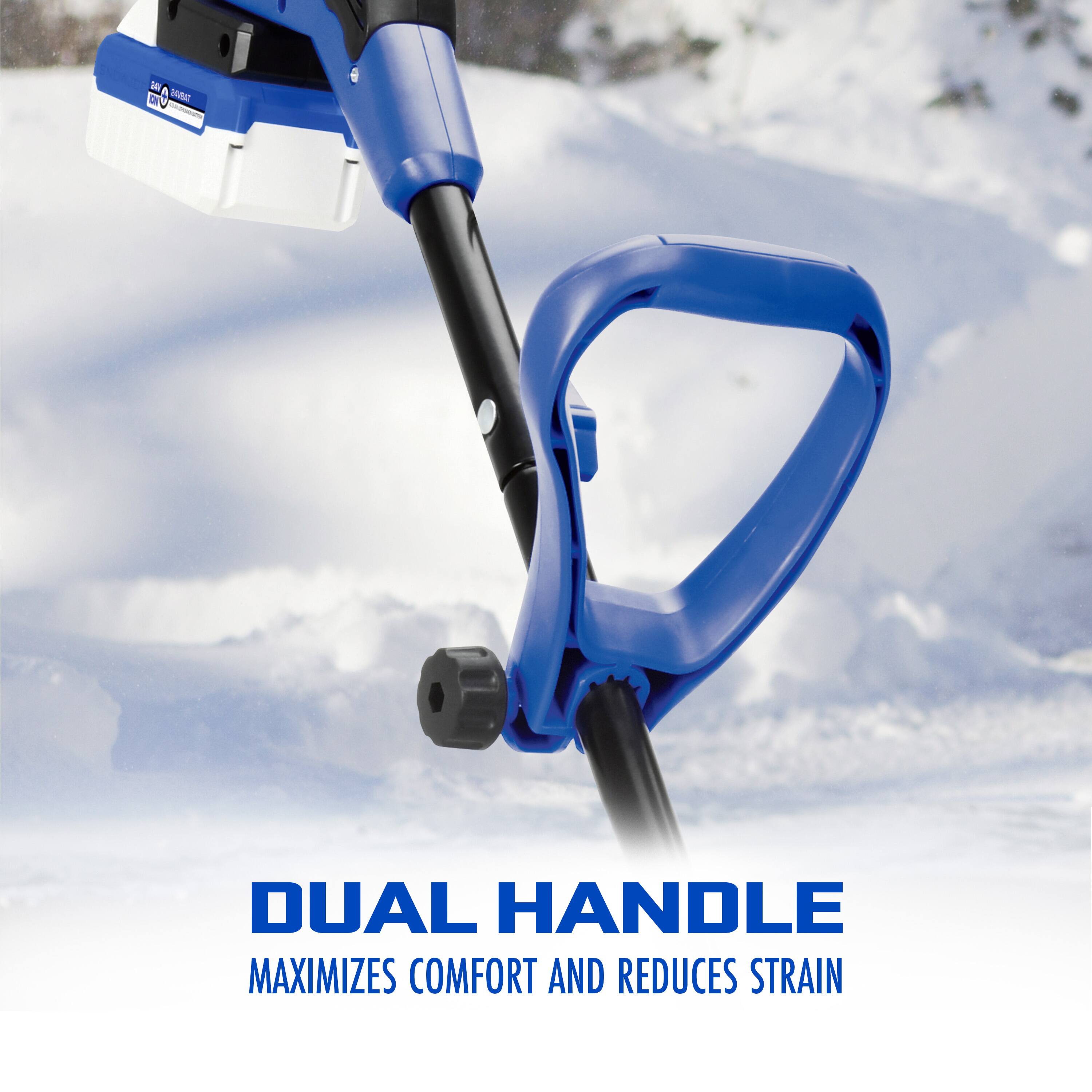 Dual Handle Maximizes Comfort and Reduces Strain