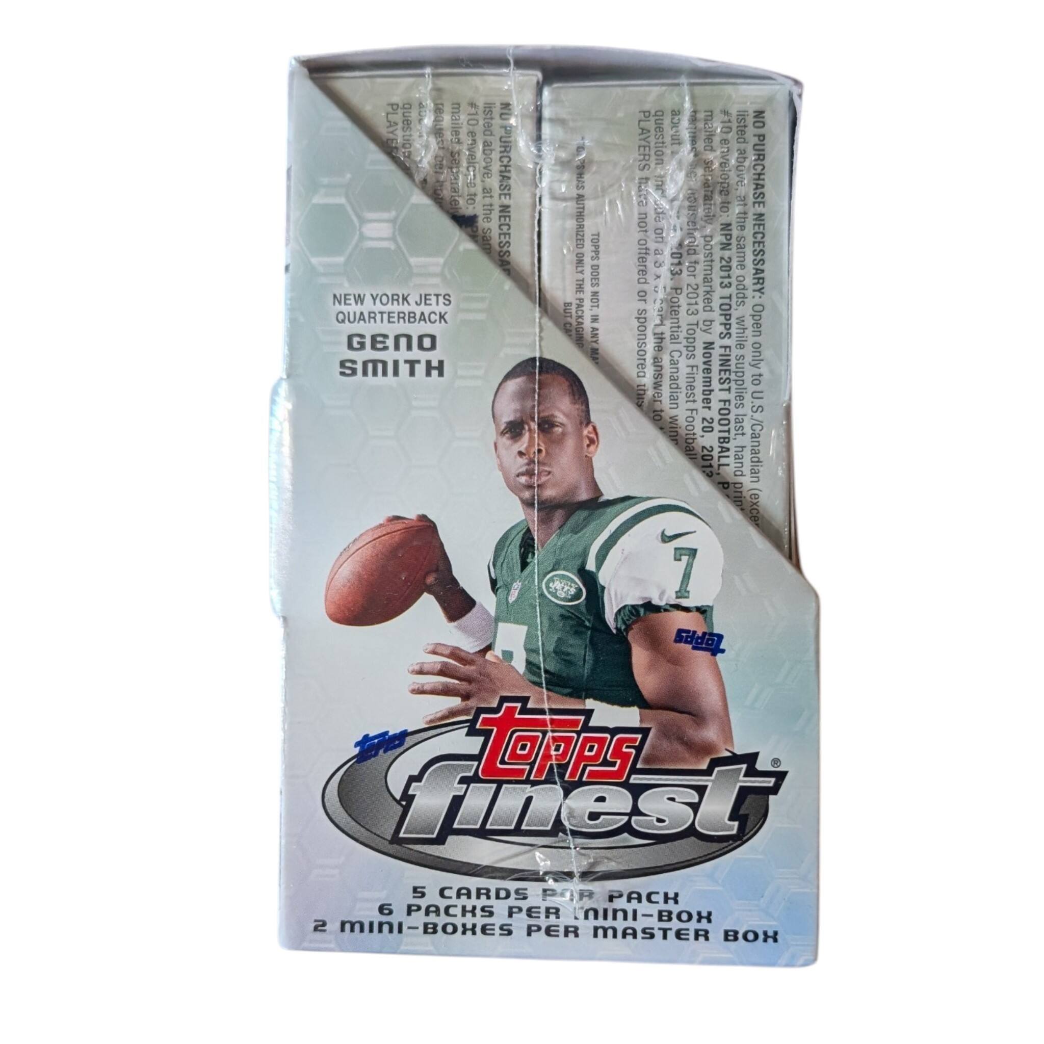 request mailed listed NO #10 listed NO PLAYER question PLAYERS question JUGGS mailed separate envelope te at above, PURCHASE PRINAS early separately envelope above PURCHASE 10 at the AUTHORIZED not the same NECESSARY: TOPPS on NPN a same NECESSARY: NEW YORK JETS THE ONLY DOES or offered 2013. for 2013 postmark 2013 odds NOT, Potential TOPPS QUARTERBACK PACKAGINA IN card_the Open ANY by while SMITH GENO sponsored Topps FINEST only answer to win Canadian Finest November 20. last, plies U.S to Football 2013 FOOTBALL prip* hand /Canadian (exce 7 adda TEPS 5 CARDS POR PACK 6 PACKS PER mini-BOX 2 mini-BOXES PER MASTER BOX