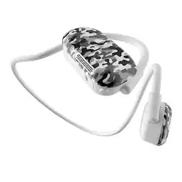 Purity - Air Open Ear Headphones – Air Conduction Wireless Bluetooth Earbuds with Noise Cancelling Mic - Black White Camouflage