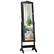 Alt View 12. Costway - Mirrored Jewelry Cabinet Mirror Organizer Storage Box Stand - Black.