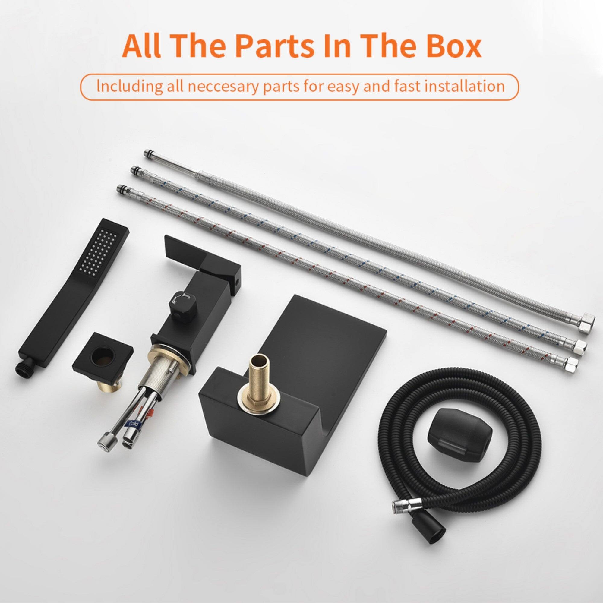 All The Parts In The Box  
Including all necessary parts for easy and fast installation