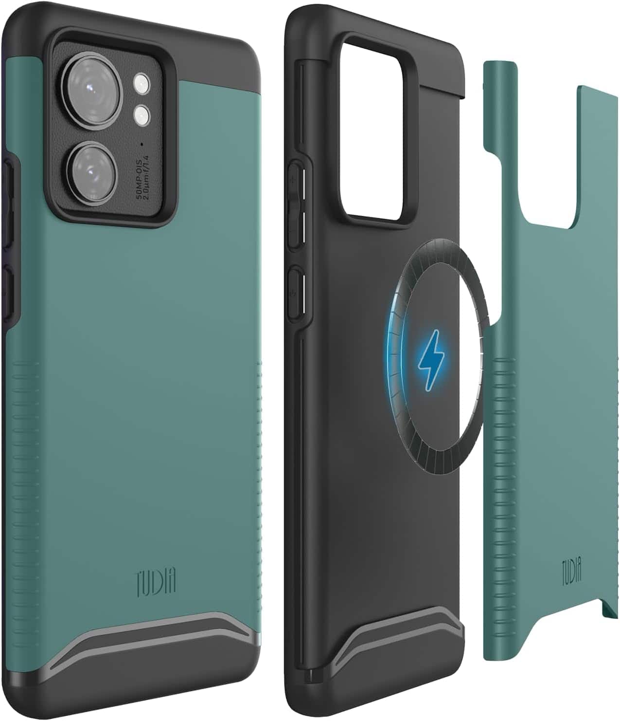 TUDIA - Merge for Motorola Edge 2023 Case Magsafe Compatible - Hunter Green
